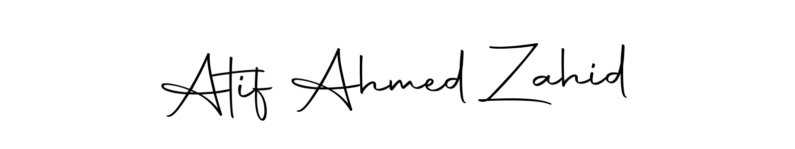 It looks lik you need a new signature style for name Atif Ahmed Zahid. Design unique handwritten (Autography-DOLnW) signature with our free signature maker in just a few clicks. Atif Ahmed Zahid signature style 10 images and pictures png