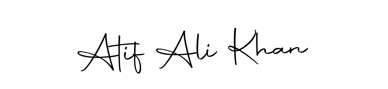 Make a beautiful signature design for name Atif Ali Khan. With this signature (Autography-DOLnW) style, you can create a handwritten signature for free. Atif Ali Khan signature style 10 images and pictures png