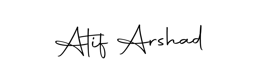 Atif Arshad stylish signature style. Best Handwritten Sign (Autography-DOLnW) for my name. Handwritten Signature Collection Ideas for my name Atif Arshad. Atif Arshad signature style 10 images and pictures png