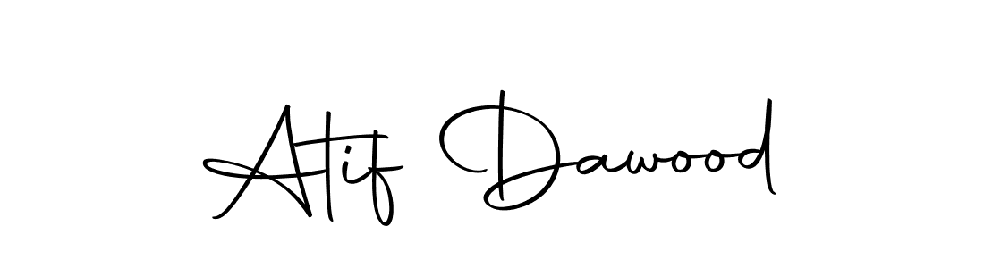 Also we have Atif Dawood name is the best signature style. Create professional handwritten signature collection using Autography-DOLnW autograph style. Atif Dawood signature style 10 images and pictures png