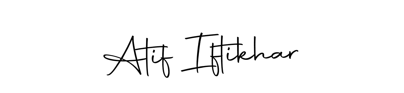 Make a beautiful signature design for name Atif Iftikhar. Use this online signature maker to create a handwritten signature for free. Atif Iftikhar signature style 10 images and pictures png