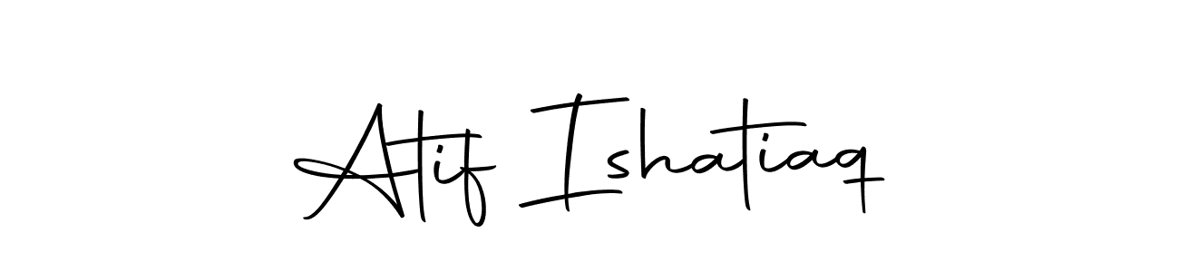 You can use this online signature creator to create a handwritten signature for the name Atif Ishatiaq. This is the best online autograph maker. Atif Ishatiaq signature style 10 images and pictures png