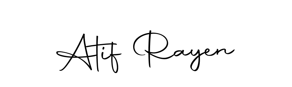Make a beautiful signature design for name Atif Rayen. With this signature (Autography-DOLnW) style, you can create a handwritten signature for free. Atif Rayen signature style 10 images and pictures png