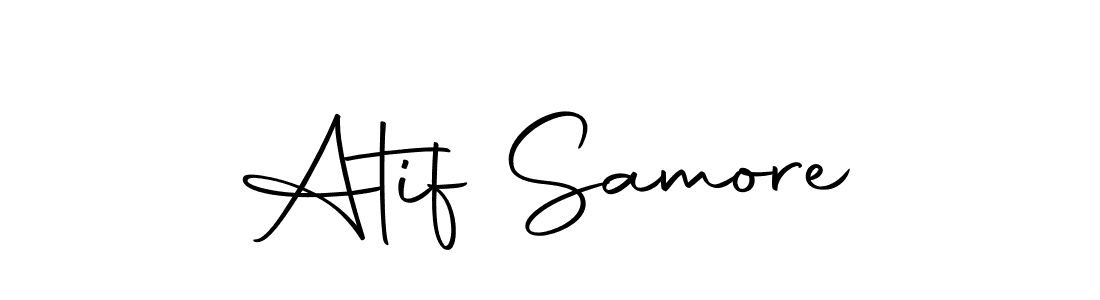 Similarly Autography-DOLnW is the best handwritten signature design. Signature creator online .You can use it as an online autograph creator for name Atif Samore. Atif Samore signature style 10 images and pictures png