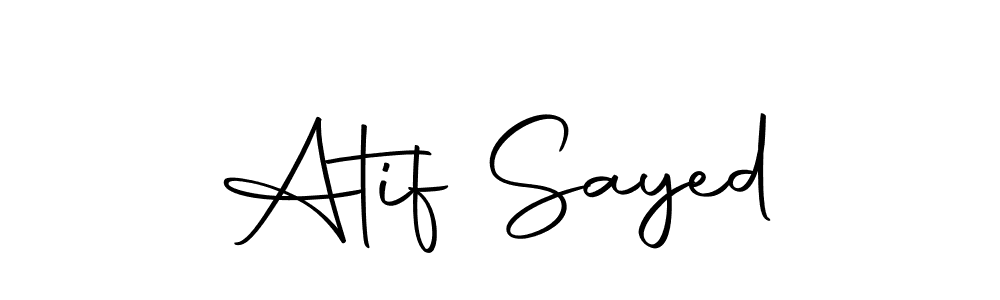 This is the best signature style for the Atif Sayed name. Also you like these signature font (Autography-DOLnW). Mix name signature. Atif Sayed signature style 10 images and pictures png