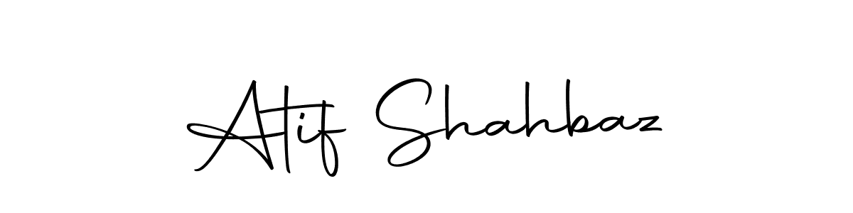 Make a beautiful signature design for name Atif Shahbaz. With this signature (Autography-DOLnW) style, you can create a handwritten signature for free. Atif Shahbaz signature style 10 images and pictures png