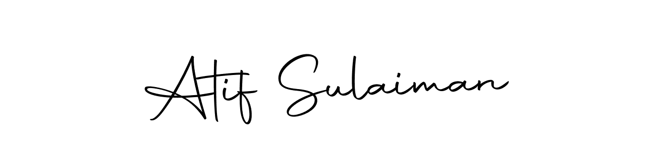 How to make Atif Sulaiman signature? Autography-DOLnW is a professional autograph style. Create handwritten signature for Atif Sulaiman name. Atif Sulaiman signature style 10 images and pictures png