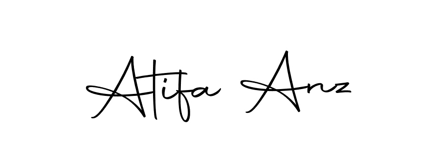 Make a beautiful signature design for name Atifa Anz. Use this online signature maker to create a handwritten signature for free. Atifa Anz signature style 10 images and pictures png