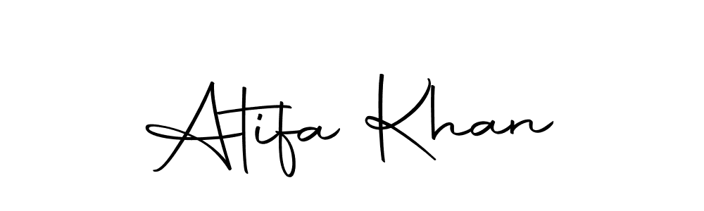 You should practise on your own different ways (Autography-DOLnW) to write your name (Atifa Khan) in signature. don't let someone else do it for you. Atifa Khan signature style 10 images and pictures png