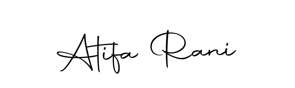 Also You can easily find your signature by using the search form. We will create Atifa Rani name handwritten signature images for you free of cost using Autography-DOLnW sign style. Atifa Rani signature style 10 images and pictures png