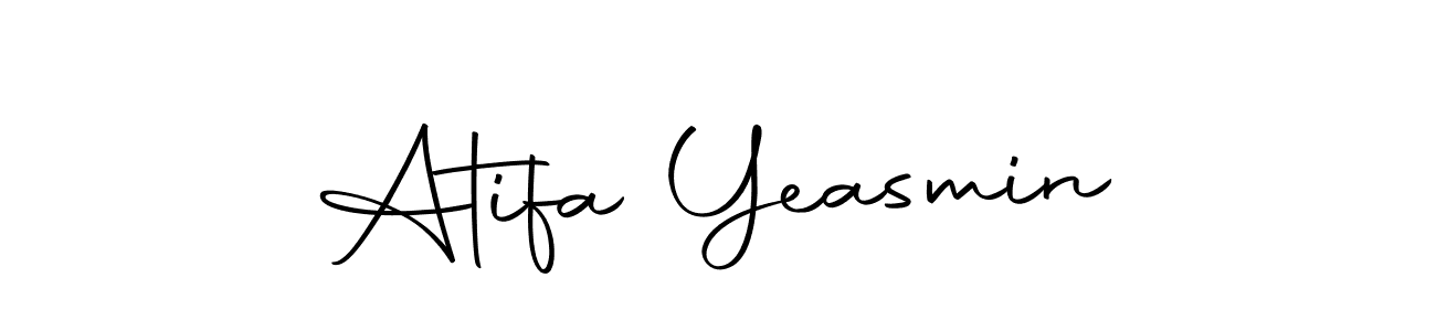 Use a signature maker to create a handwritten signature online. With this signature software, you can design (Autography-DOLnW) your own signature for name Atifa Yeasmin. Atifa Yeasmin signature style 10 images and pictures png