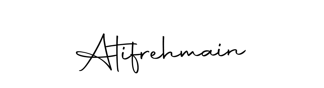 You can use this online signature creator to create a handwritten signature for the name Atifrehmain. This is the best online autograph maker. Atifrehmain signature style 10 images and pictures png
