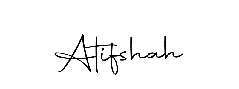 Make a beautiful signature design for name Atifshah. With this signature (Autography-DOLnW) style, you can create a handwritten signature for free. Atifshah signature style 10 images and pictures png