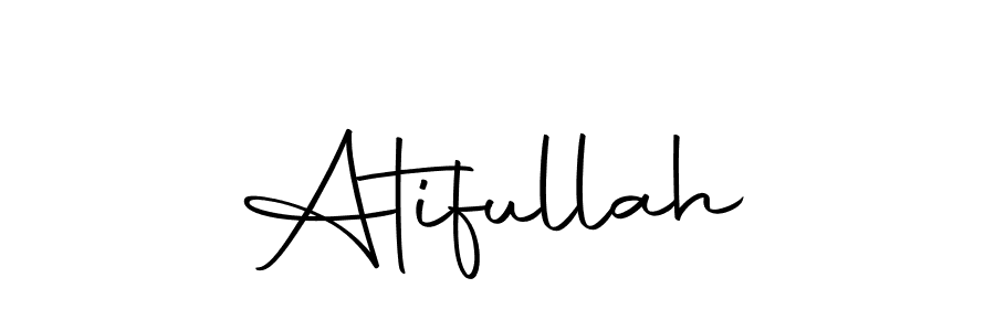 Make a beautiful signature design for name Atifullah. Use this online signature maker to create a handwritten signature for free. Atifullah signature style 10 images and pictures png