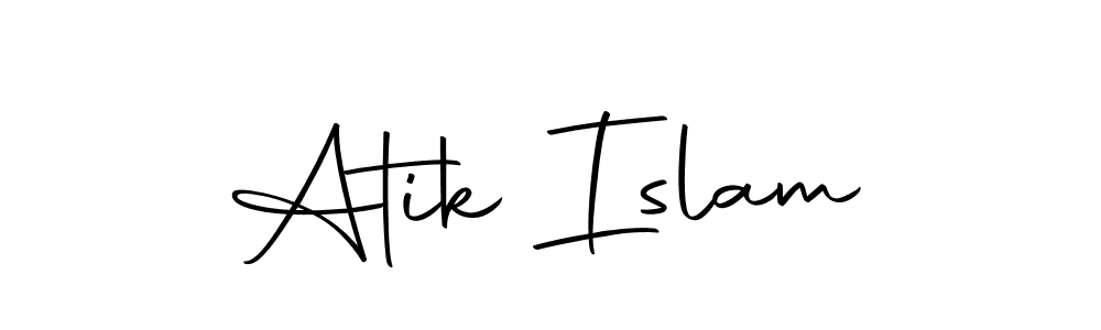 The best way (Autography-DOLnW) to make a short signature is to pick only two or three words in your name. The name Atik Islam include a total of six letters. For converting this name. Atik Islam signature style 10 images and pictures png