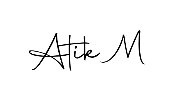 It looks lik you need a new signature style for name Atik M. Design unique handwritten (Autography-DOLnW) signature with our free signature maker in just a few clicks. Atik M signature style 10 images and pictures png