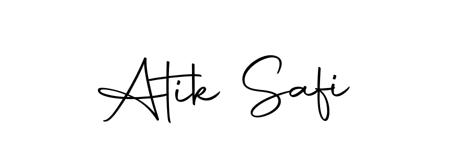 How to make Atik Safi name signature. Use Autography-DOLnW style for creating short signs online. This is the latest handwritten sign. Atik Safi signature style 10 images and pictures png