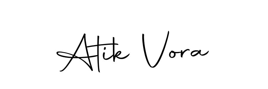 Use a signature maker to create a handwritten signature online. With this signature software, you can design (Autography-DOLnW) your own signature for name Atik Vora. Atik Vora signature style 10 images and pictures png