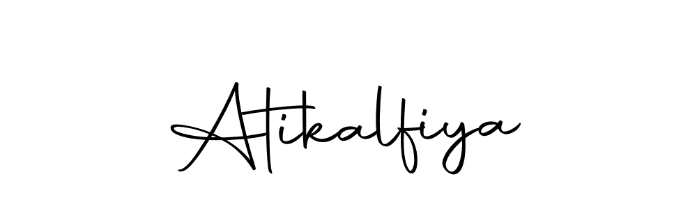 How to make Atikalfiya name signature. Use Autography-DOLnW style for creating short signs online. This is the latest handwritten sign. Atikalfiya signature style 10 images and pictures png