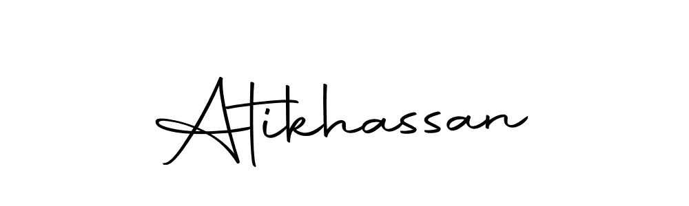 Create a beautiful signature design for name Atikhassan. With this signature (Autography-DOLnW) fonts, you can make a handwritten signature for free. Atikhassan signature style 10 images and pictures png