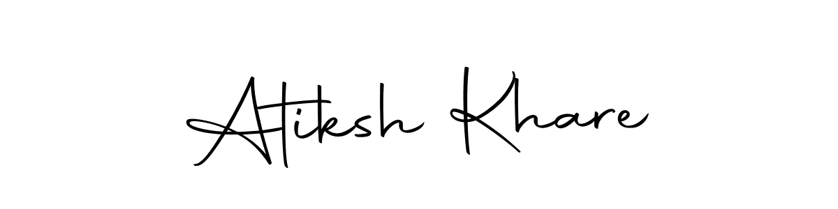 This is the best signature style for the Atiksh Khare name. Also you like these signature font (Autography-DOLnW). Mix name signature. Atiksh Khare signature style 10 images and pictures png