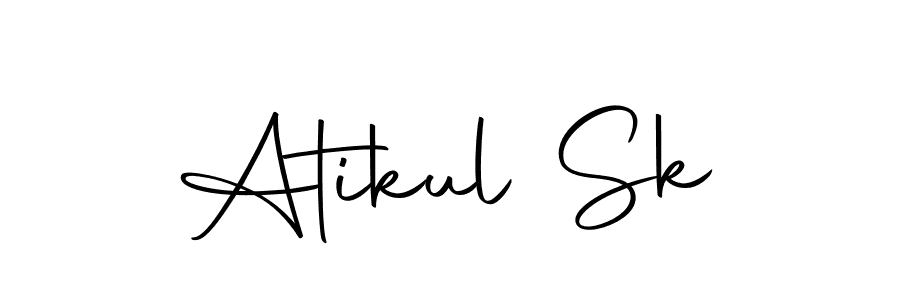 if you are searching for the best signature style for your name Atikul Sk. so please give up your signature search. here we have designed multiple signature styles  using Autography-DOLnW. Atikul Sk signature style 10 images and pictures png