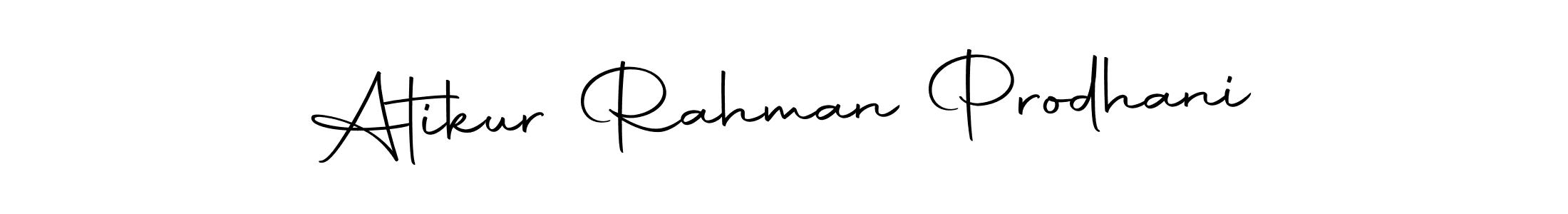 Also we have Atikur Rahman Prodhani name is the best signature style. Create professional handwritten signature collection using Autography-DOLnW autograph style. Atikur Rahman Prodhani signature style 10 images and pictures png