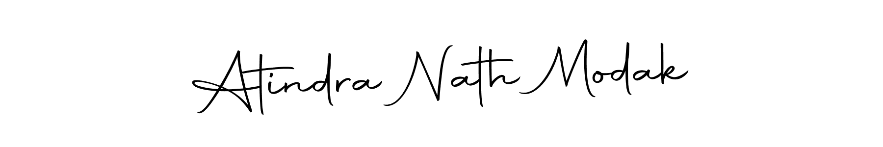 The best way (Autography-DOLnW) to make a short signature is to pick only two or three words in your name. The name Atindra Nath Modak include a total of six letters. For converting this name. Atindra Nath Modak signature style 10 images and pictures png