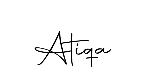 Make a short Atiqa  signature style. Manage your documents anywhere anytime using Autography-DOLnW. Create and add eSignatures, submit forms, share and send files easily. Atiqa  signature style 10 images and pictures png