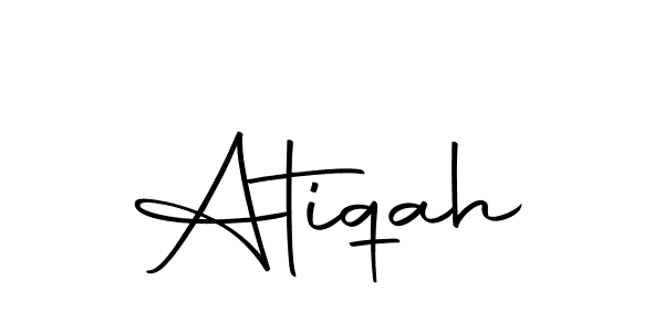 You can use this online signature creator to create a handwritten signature for the name Atiqah. This is the best online autograph maker. Atiqah signature style 10 images and pictures png