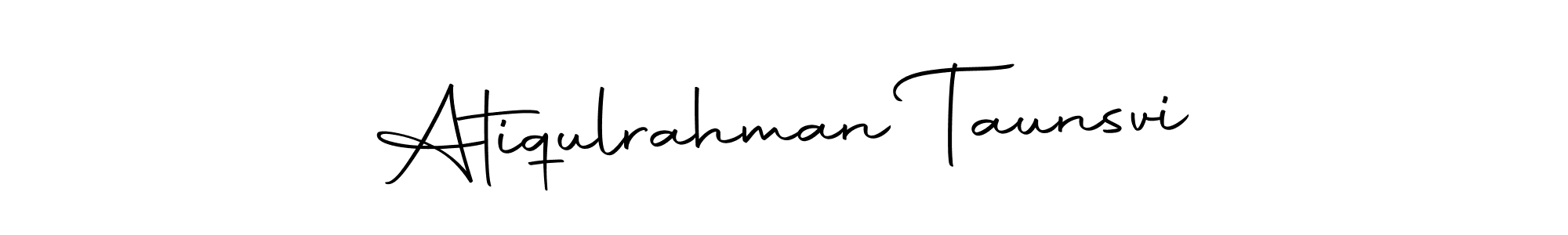 Make a beautiful signature design for name Atiqulrahman Taunsvi. With this signature (Autography-DOLnW) style, you can create a handwritten signature for free. Atiqulrahman Taunsvi signature style 10 images and pictures png