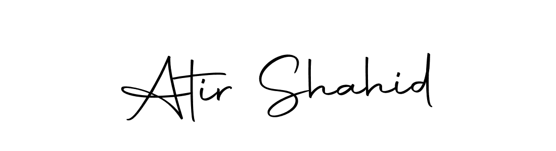 Atir Shahid stylish signature style. Best Handwritten Sign (Autography-DOLnW) for my name. Handwritten Signature Collection Ideas for my name Atir Shahid. Atir Shahid signature style 10 images and pictures png