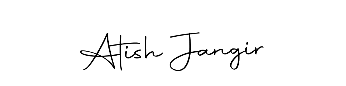 The best way (Autography-DOLnW) to make a short signature is to pick only two or three words in your name. The name Atish Jangir include a total of six letters. For converting this name. Atish Jangir signature style 10 images and pictures png