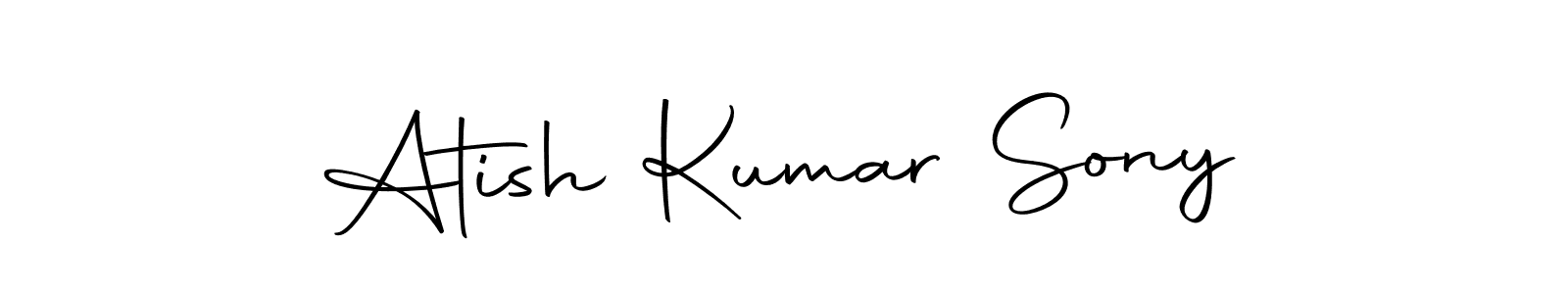 Similarly Autography-DOLnW is the best handwritten signature design. Signature creator online .You can use it as an online autograph creator for name Atish Kumar Sony. Atish Kumar Sony signature style 10 images and pictures png