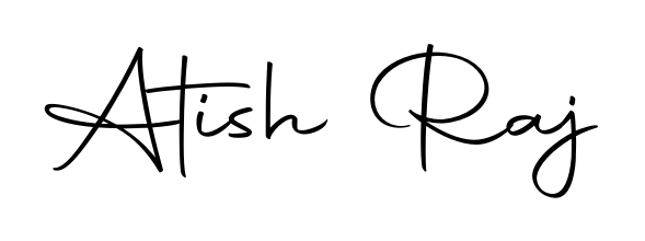 Elevate your brand with a stunning Atish Raj eSignature. The Autography-DOLnW style provides a balanced, flowing aesthetic for everyday signing. Atish Raj signature style 10 images and pictures png