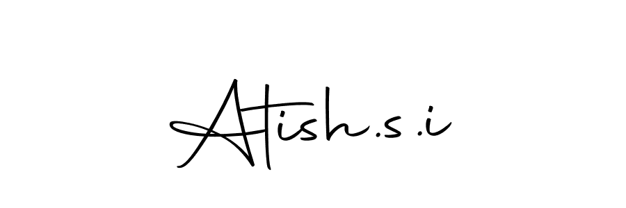 Use a signature maker to create a handwritten signature online. With this signature software, you can design (Autography-DOLnW) your own signature for name Atish.s.i. Atish.s.i signature style 10 images and pictures png