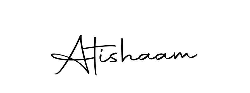 You can use this online signature creator to create a handwritten signature for the name Atishaam. This is the best online autograph maker. Atishaam signature style 10 images and pictures png