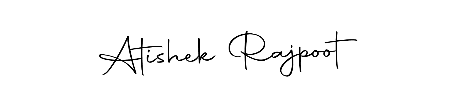 Make a beautiful signature design for name Atishek Rajpoot. With this signature (Autography-DOLnW) style, you can create a handwritten signature for free. Atishek Rajpoot signature style 10 images and pictures png