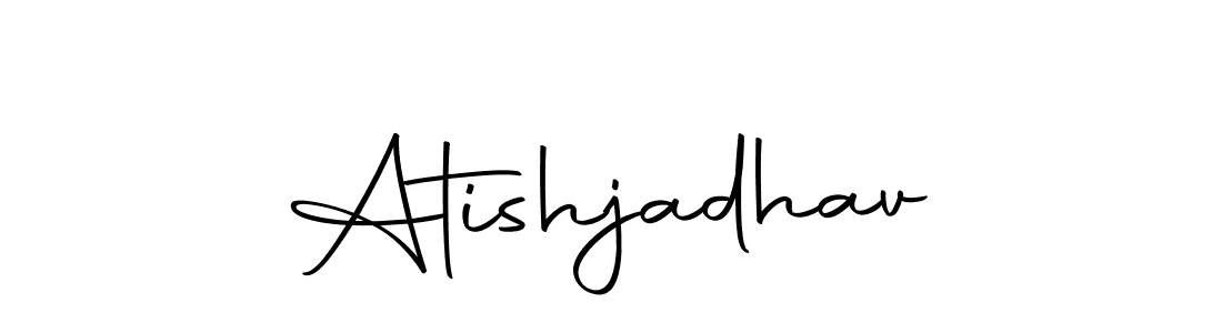 Create a beautiful signature design for name Atishjadhav. With this signature (Autography-DOLnW) fonts, you can make a handwritten signature for free. Atishjadhav signature style 10 images and pictures png