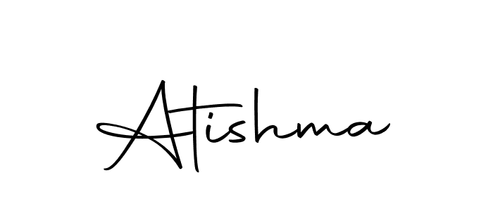 Design your own signature with our free online signature maker. With this signature software, you can create a handwritten (Autography-DOLnW) signature for name Atishma. Atishma signature style 10 images and pictures png