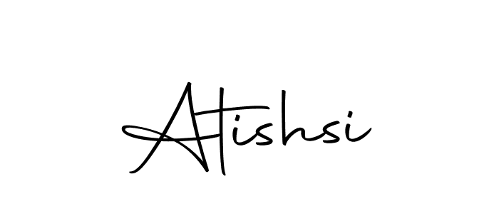 Use a signature maker to create a handwritten signature online. With this signature software, you can design (Autography-DOLnW) your own signature for name Atishsi. Atishsi signature style 10 images and pictures png