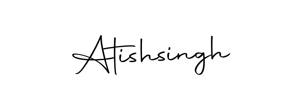 How to make Atishsingh signature? Autography-DOLnW is a professional autograph style. Create handwritten signature for Atishsingh name. Atishsingh signature style 10 images and pictures png