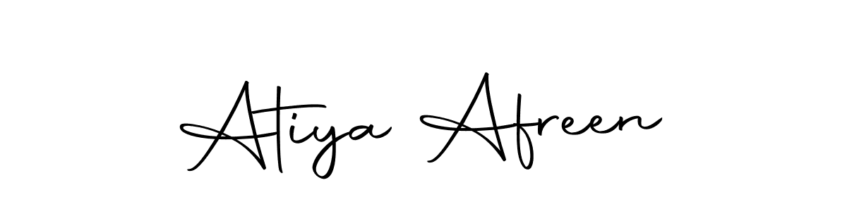 Use a signature maker to create a handwritten signature online. With this signature software, you can design (Autography-DOLnW) your own signature for name Atiya Afreen. Atiya Afreen signature style 10 images and pictures png