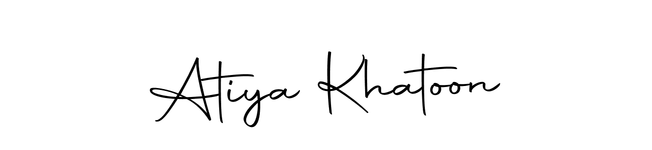 You can use this online signature creator to create a handwritten signature for the name Atiya Khatoon. This is the best online autograph maker. Atiya Khatoon signature style 10 images and pictures png