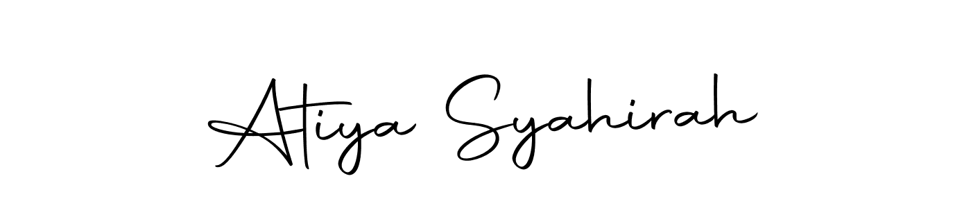 Atiya Syahirah stylish signature style. Best Handwritten Sign (Autography-DOLnW) for my name. Handwritten Signature Collection Ideas for my name Atiya Syahirah. Atiya Syahirah signature style 10 images and pictures png