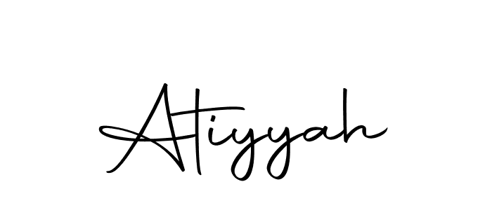 You should practise on your own different ways (Autography-DOLnW) to write your name (Atiyyah) in signature. don't let someone else do it for you. Atiyyah signature style 10 images and pictures png