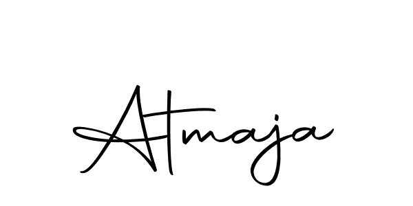 How to make Atmaja name signature. Use Autography-DOLnW style for creating short signs online. This is the latest handwritten sign. Atmaja signature style 10 images and pictures png