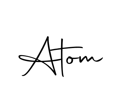 The best way (Autography-DOLnW) to make a short signature is to pick only two or three words in your name. The name Atom include a total of six letters. For converting this name. Atom signature style 10 images and pictures png