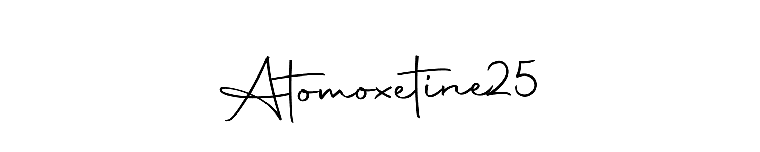 It looks lik you need a new signature style for name Atomoxetine  25. Design unique handwritten (Autography-DOLnW) signature with our free signature maker in just a few clicks. Atomoxetine  25 signature style 10 images and pictures png