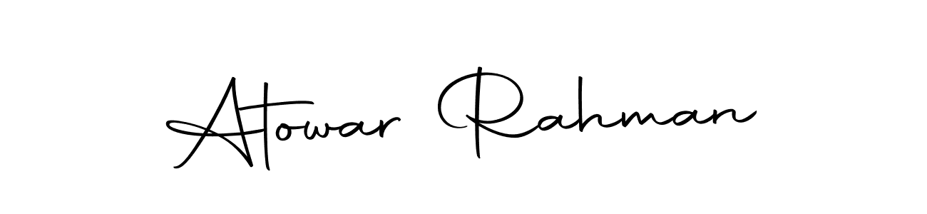 Use a signature maker to create a handwritten signature online. With this signature software, you can design (Autography-DOLnW) your own signature for name Atowar Rahman. Atowar Rahman signature style 10 images and pictures png